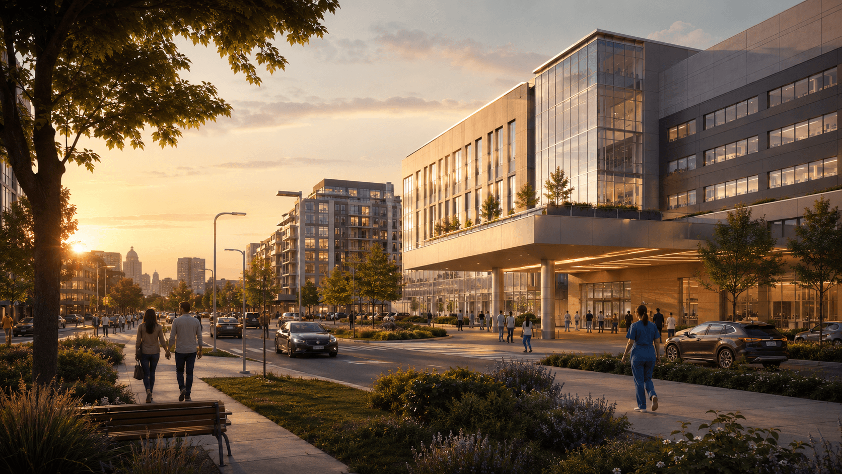 Healthcare-led community development